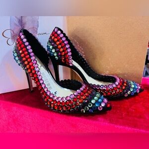 Women's Preppi Rainbow Jewels Pumps NEW! With Box Jessica Simpson✨